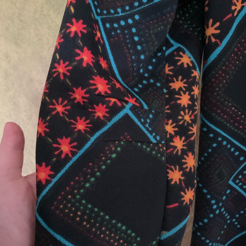 Vintage 60s 70s Graphic Shift Dress - Picture 4 of 5
